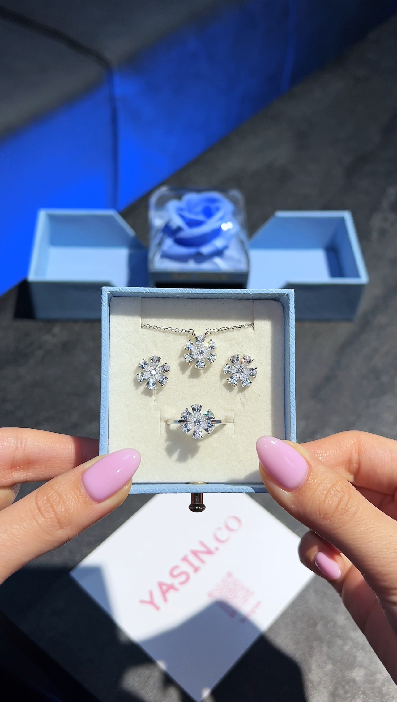 925 Sterling Silver Jewelry Set