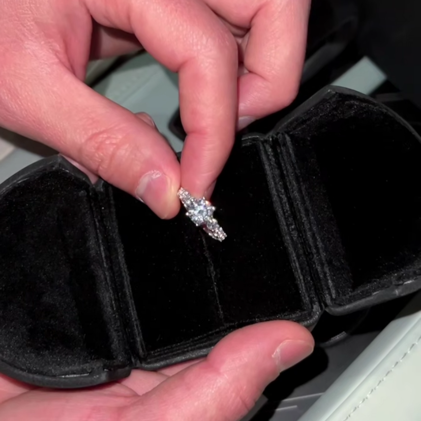 "Radiant Glow" Silver Ring