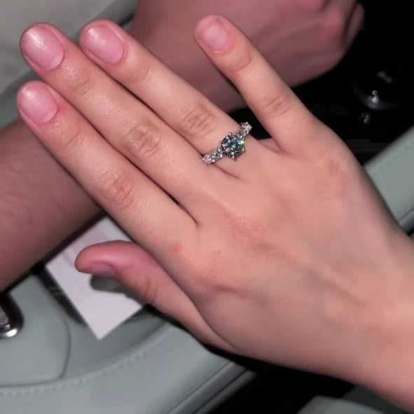 "Radiant Glow" Silver Ring