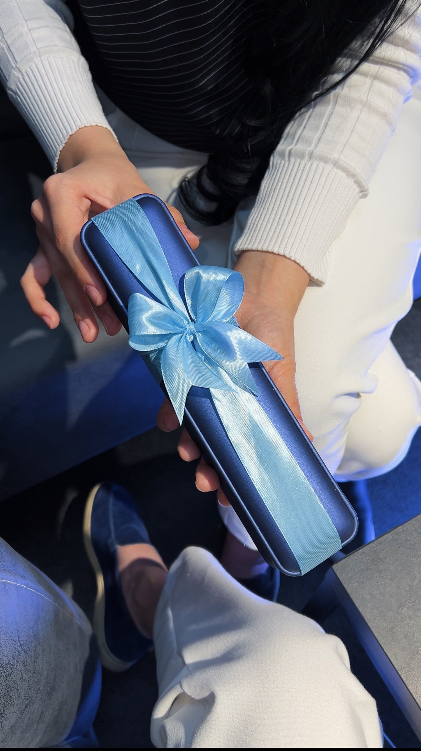 "Ocean Heart Duo" Silver 925 Friendship Bracelet Set