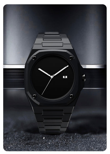 Men’s Polycarbonate Watch with High-Hardness Mineral Glass and Scratch-Resistant HD Lens