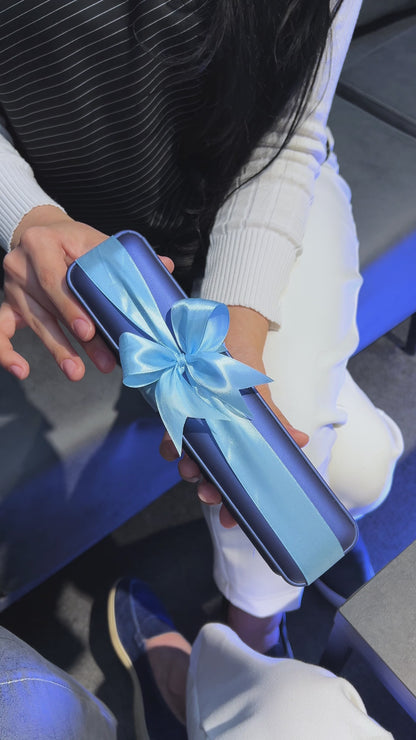 "Ocean Heart Duo" Silver 925 Friendship Bracelet Set